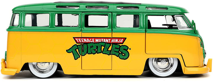 Jada TMNT - Leonardo & 1962 VW Bus - 1:24