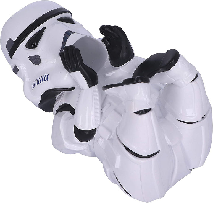 Nemesis Now Original Stormtrooper Sci-Fi Wine Bottle Holder Figurine, White, One Size