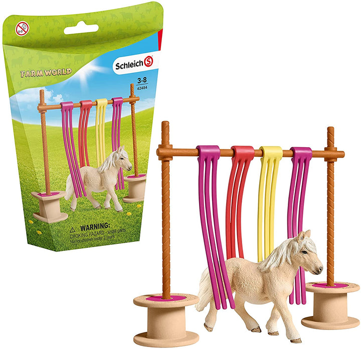 Schleich 42484 Farm World Pony Curtain Obstacle