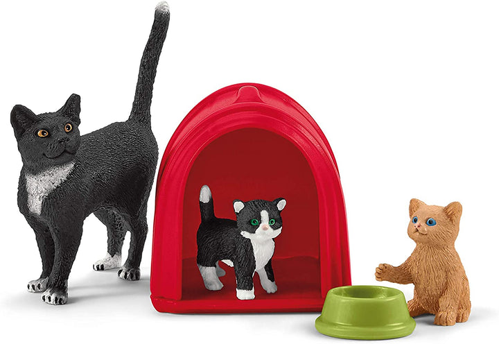 Schleich 42501 Tiempo de juego para Cute Cats Farm World