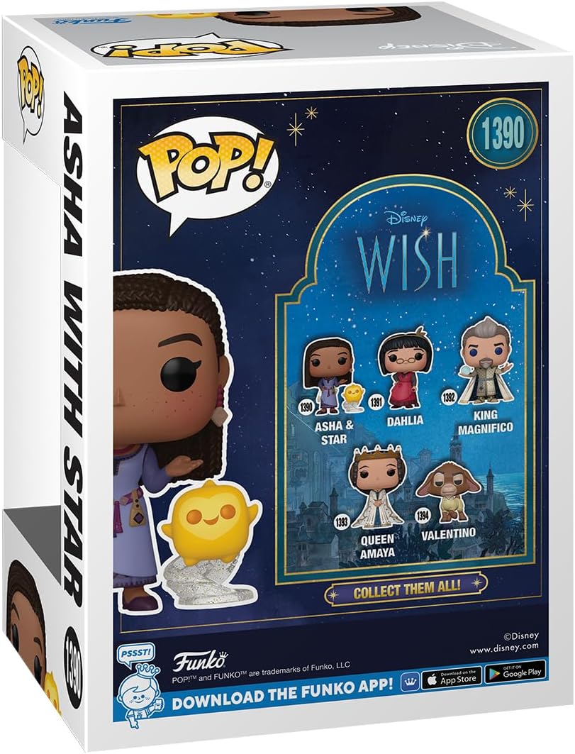 Funko Pop! Disney Wish - Asha & Star Vinyl Figure Collectible Set 3