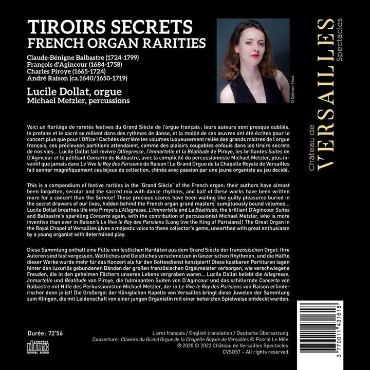 Tiroirs secrets. French Organ Rarities [Audio CD]