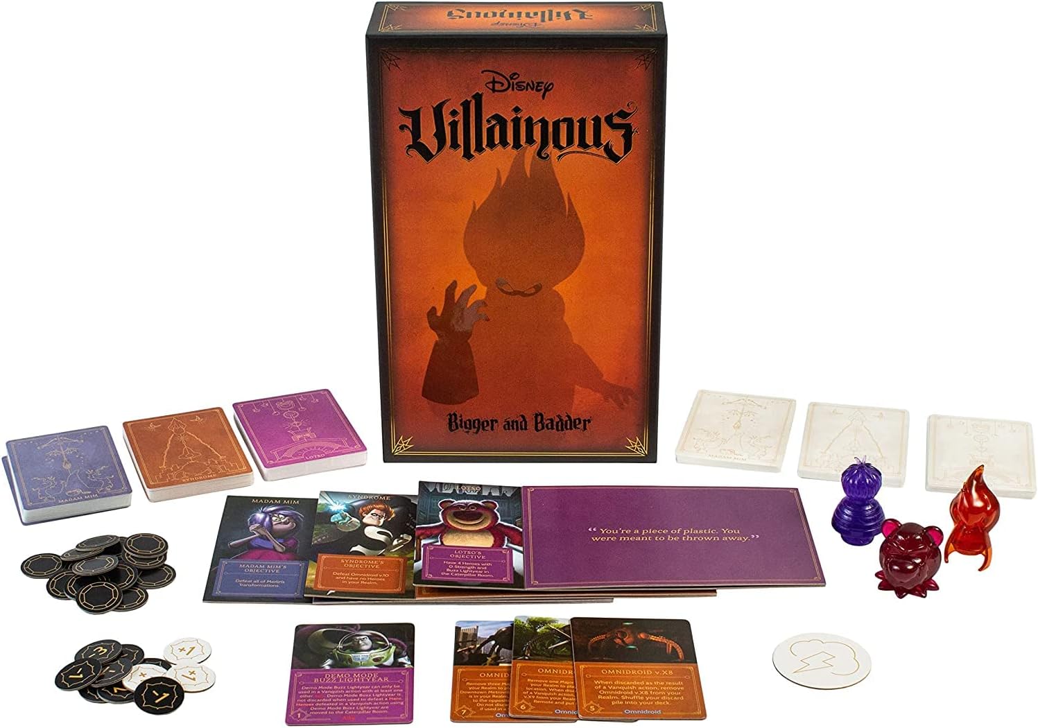 Ravensburger Disney Villainous Bigger and Badder Strategy Board Game 5