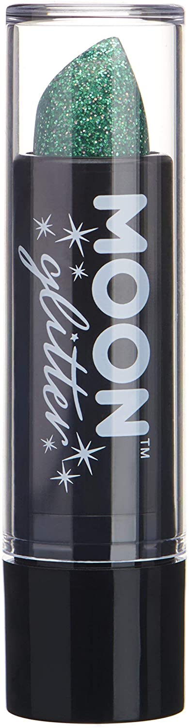 Lápiz labial holográfico con purpurina de Moon Glitter Green