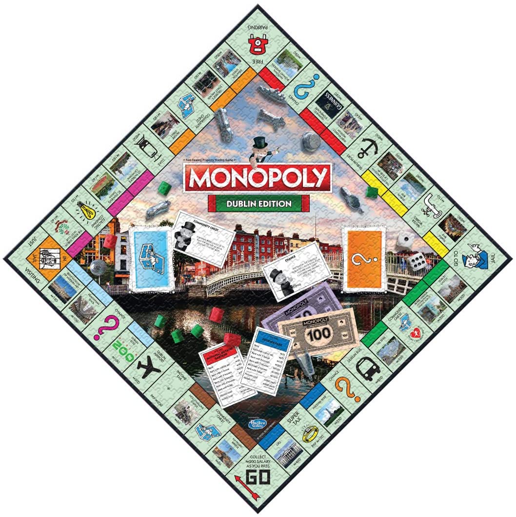 Dublin Monopoly Juego de rompecabezas de 1000 piezas