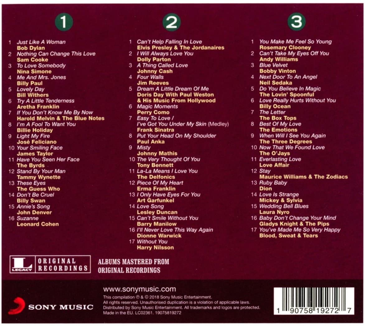 The Real... Love - 3CD Compilation Audio CD