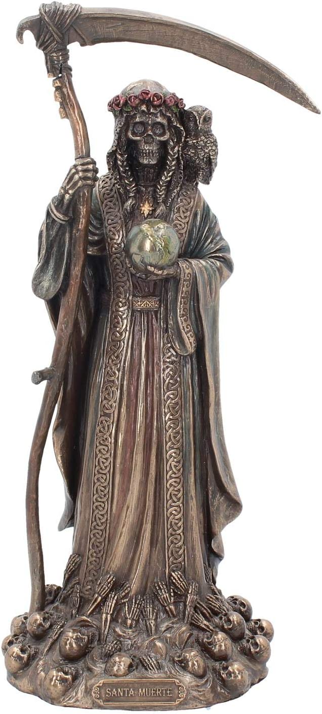 Nemesis Now Santa Muerte Bronze Resin Statue Figurine