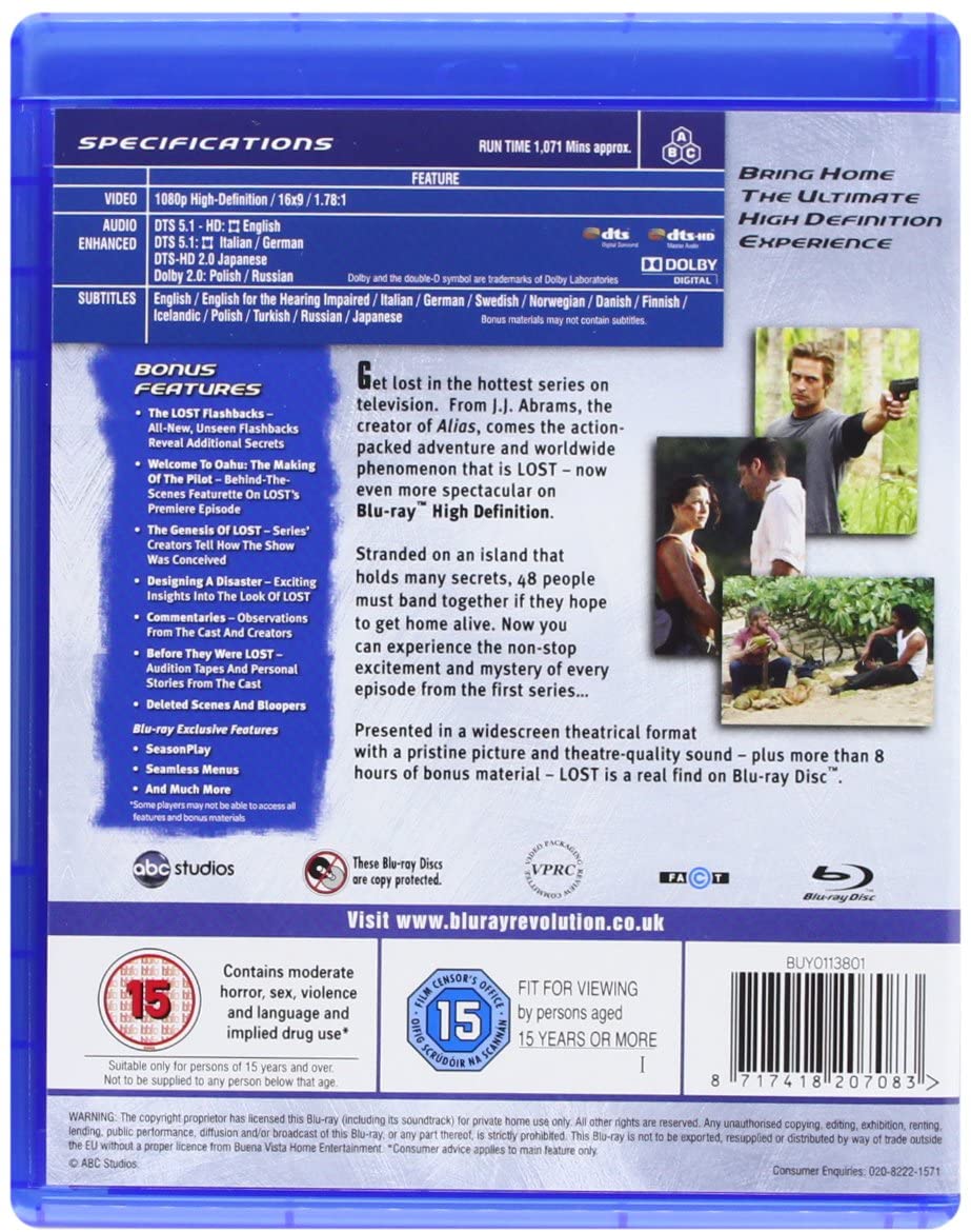 Lost - The Complete Season 1-6 - Mystery [Blu-ray]