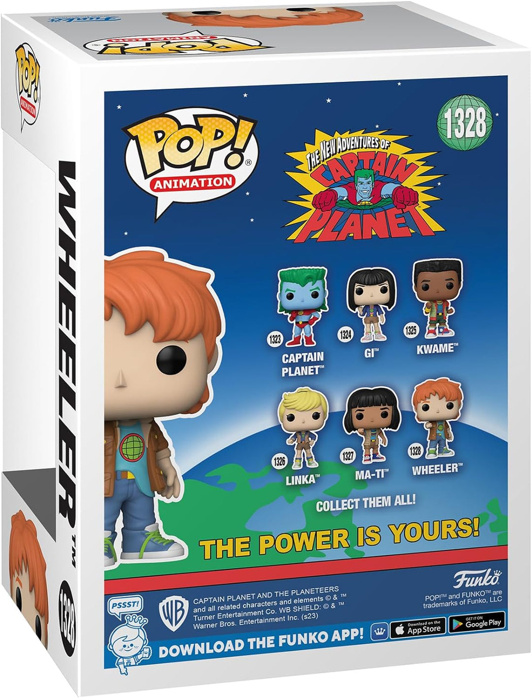 Animation: Captain Planet - Wheeler Funko 72560 Pop! Vinyl #1328