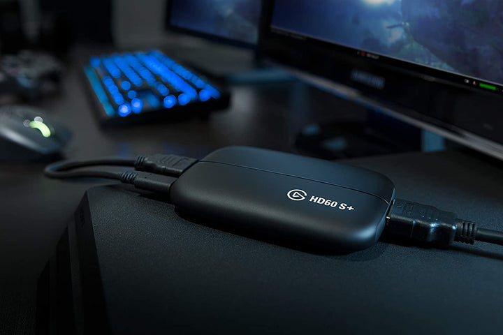 Elgato HD60 S+ Capture Card, 1080p 60 HDR10 Capture, 4K 60 HDR10 Zero-Lag Passthrough, Ultra-Low Latency, PS5, PS4/Pro, Xbox Series X/S, Xbox One X/S, USB 3.0