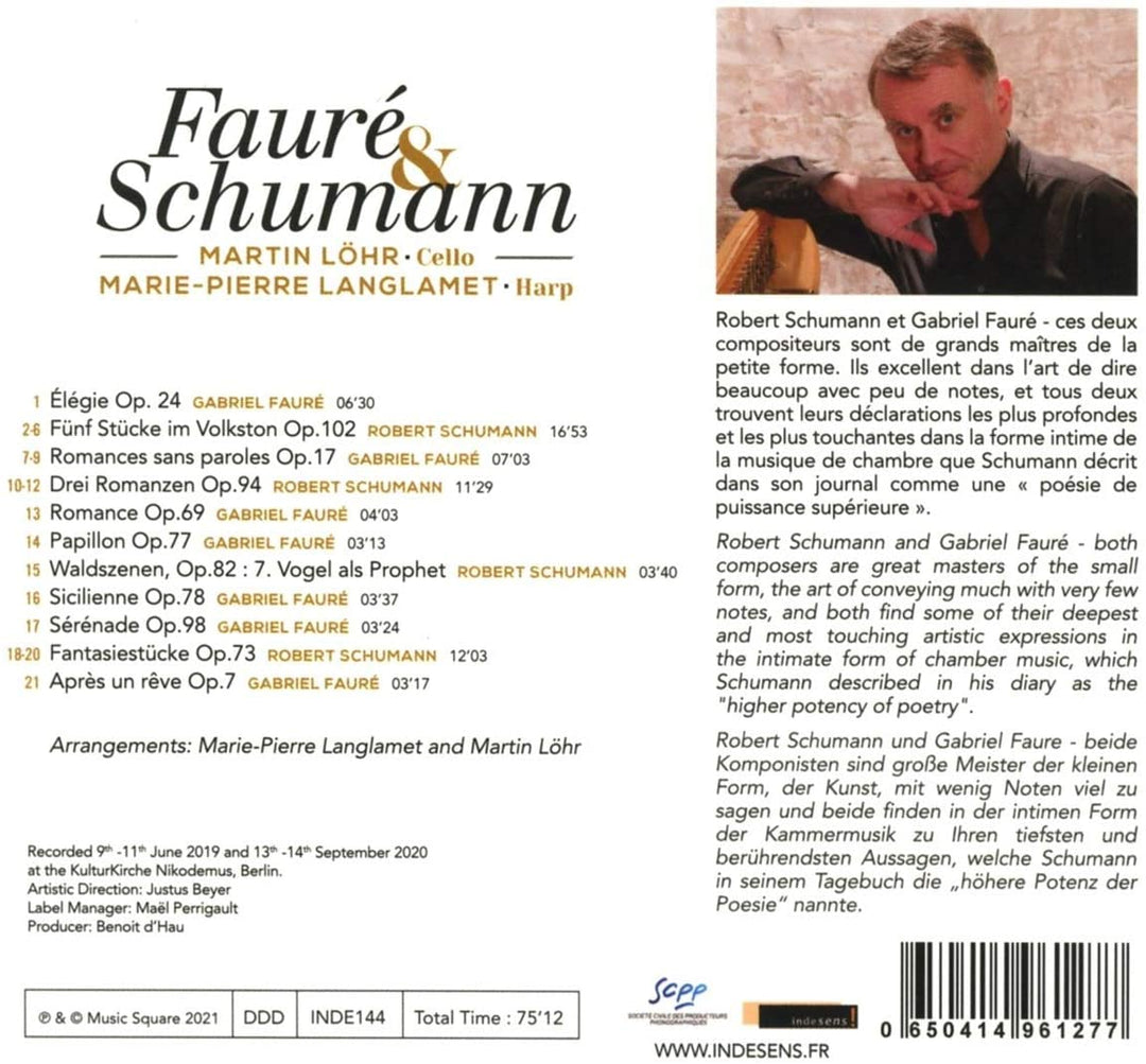 Martin Löhr - Fauré & Schumann [Audio CD]