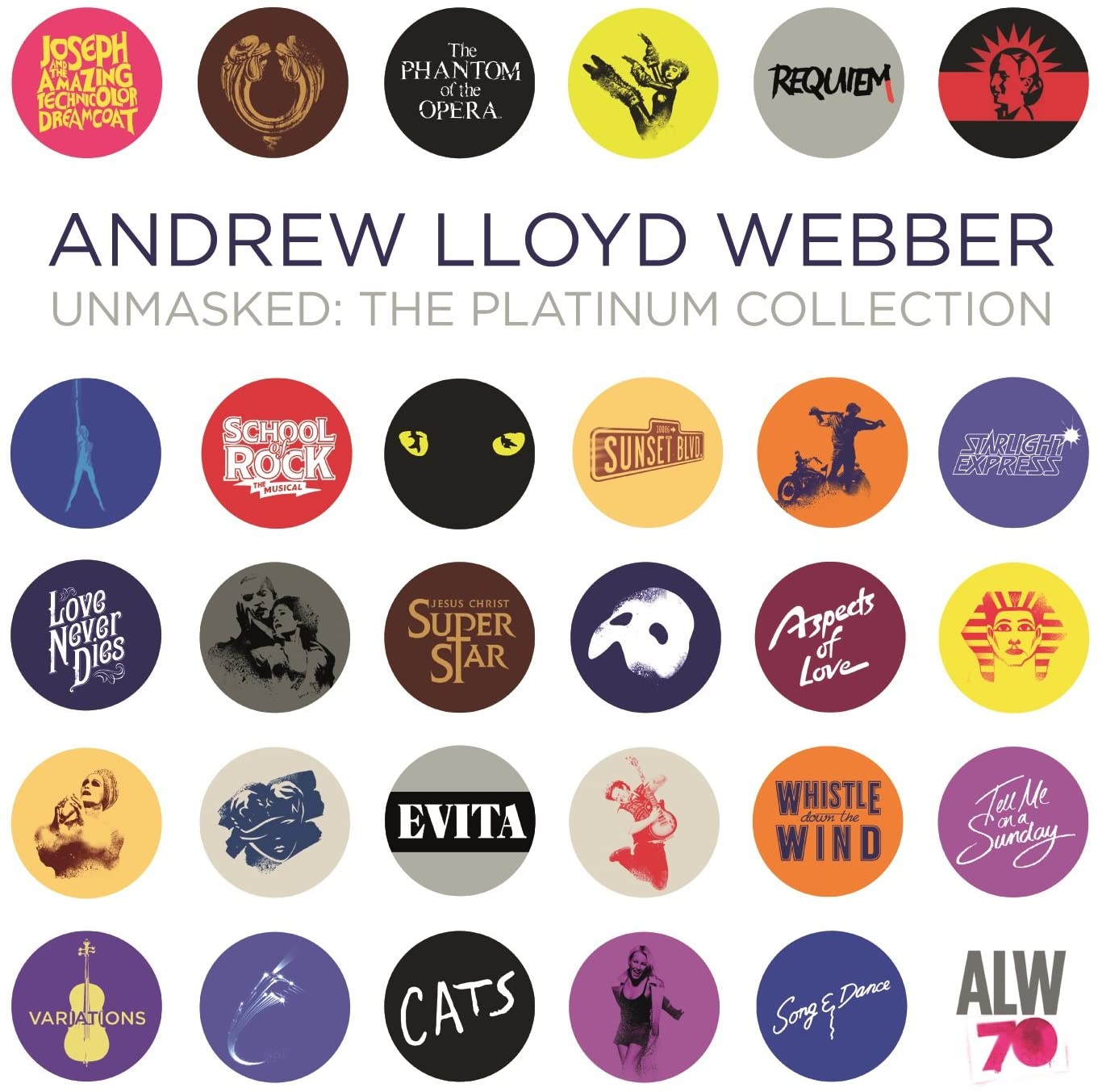 Andrew Lloyd Webber - Unmasked: The Platinum Collection [Audio CD]