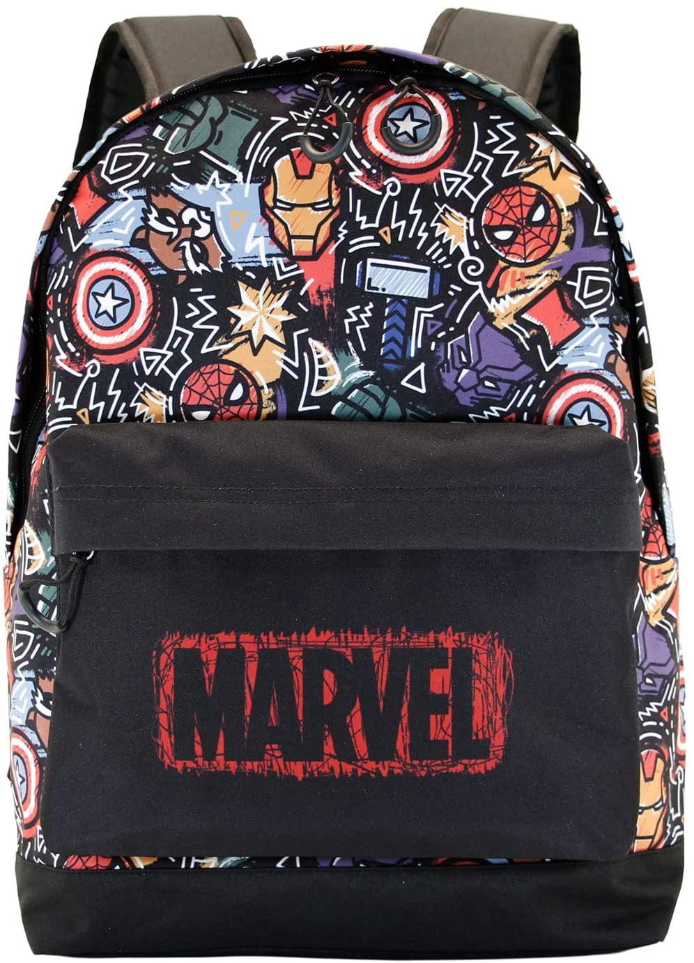 The Avengers Fun-Fan HS Backpack, Black