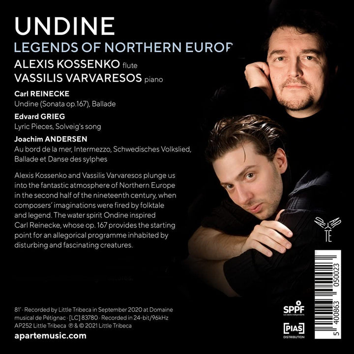 Kossenko, Alexis - Alexis Kossenko/Vassilis Varvaresos: Undine: Legends Of Northern Europe [Audio CD]