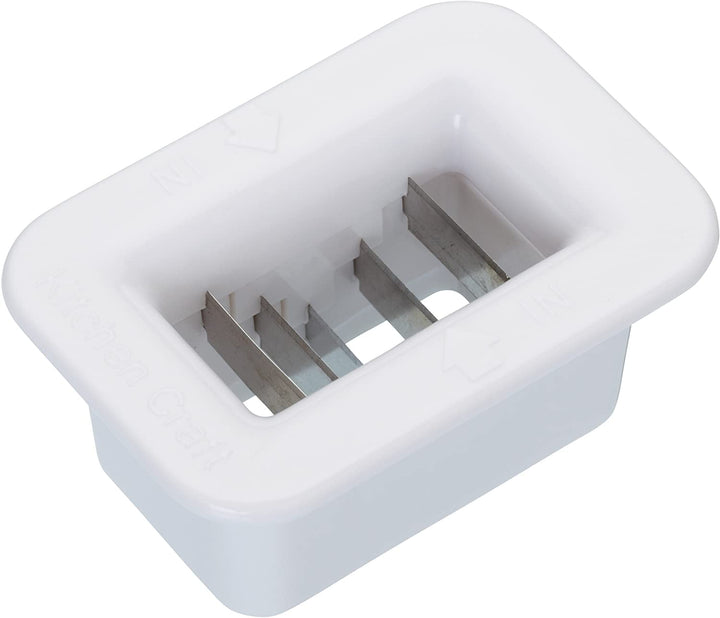 Cortador de frijoles KitchenCraft Runner 5,5 x 4 x 3 cm, blanco
