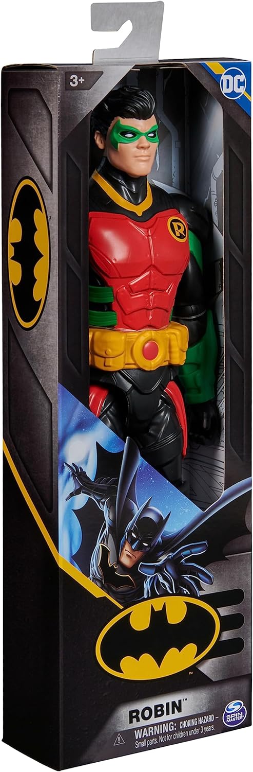 DC Comics, Robin Action Figure, 30cm, Kids’ Toys for Boys and Girls, Ages 3+