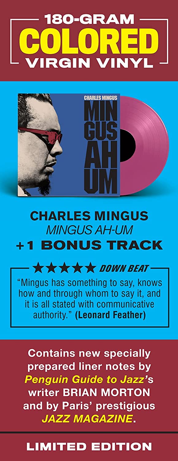 Charles Mingus - Mingus Ah Um [Vinyl] Limited Edition 180g Pink Virgin Vinyl 3