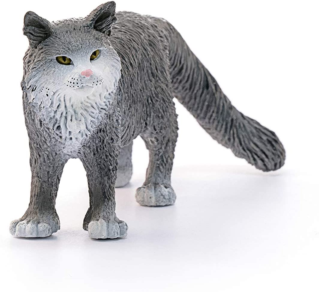 Schleich 13893 Farm World Maine Coon gato