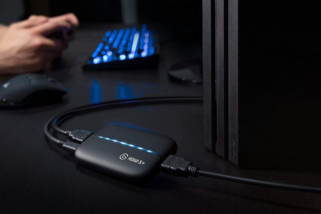 Elgato HD60 S+ Capture Card, 1080p 60 HDR10 Capture, 4K 60 HDR10 Zero-Lag Passthrough, Ultra-Low Latency, PS5, PS4/Pro, Xbox Series X/S, Xbox One X/S, USB 3.0