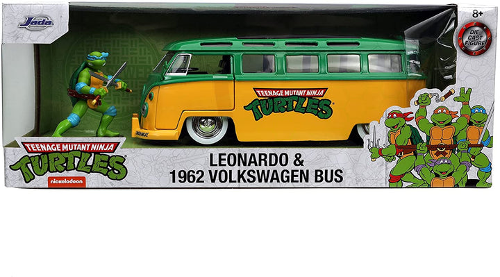 Jada TMNT - Leonardo & 1962 VW Bus - 1:24