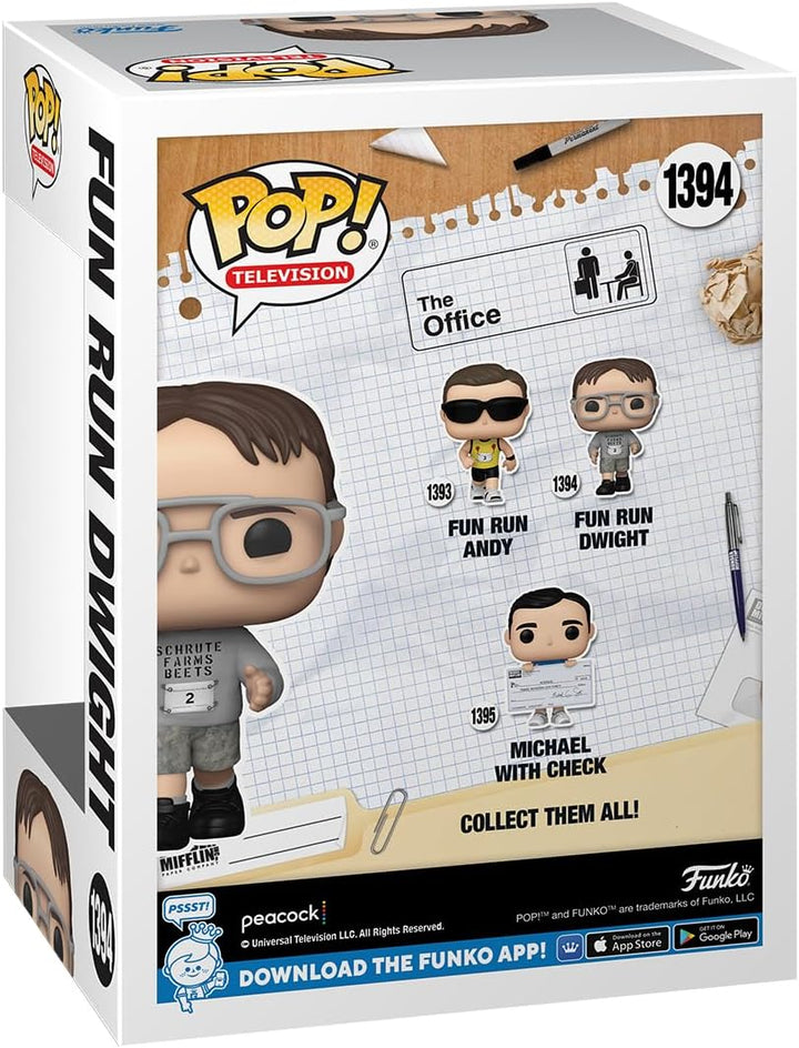 Funko POP! TV: The Office - Fun Run Dwight Schrute - Collectable Vinyl Figure