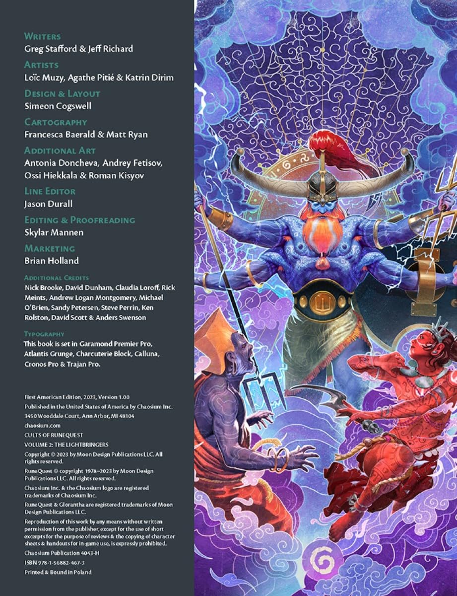 Cults of RuneQuest: The Lightbringers - Hardcover 6