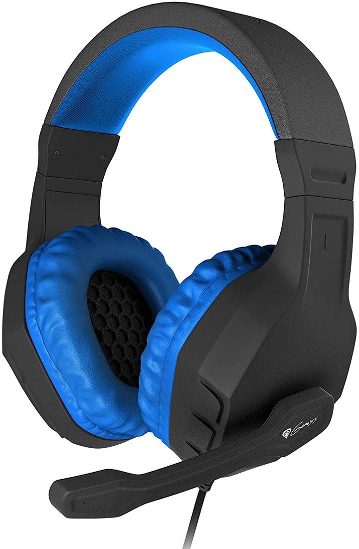 Genesis Argon Blue 200 Gaming Headset with Microphone Mini Jack 3.5 Mm X2 PC