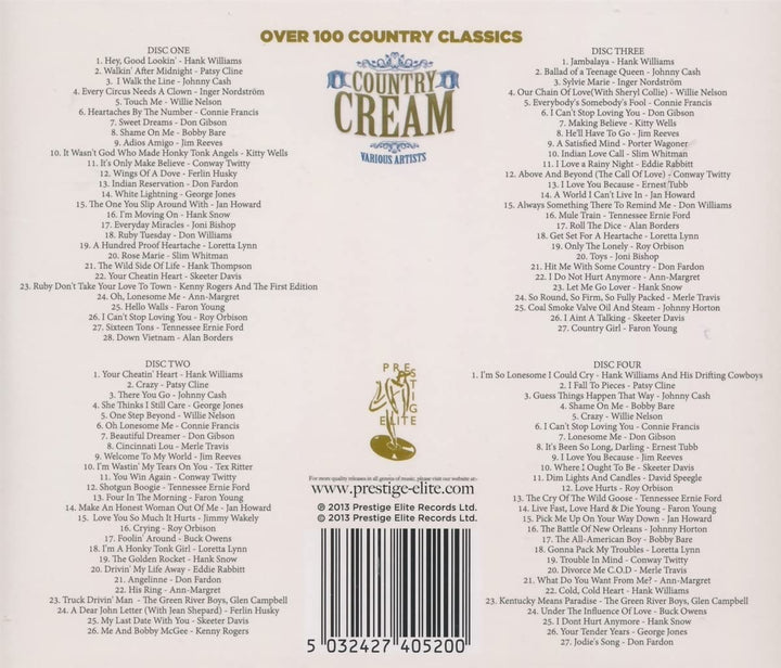 Country Cream (Four Set) [Audio CD]