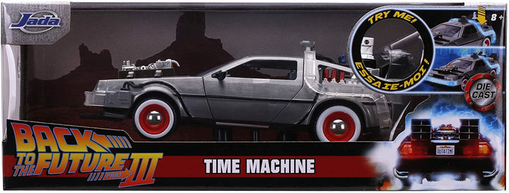 Jada Toys 253255027 Back to The Future 3 1:24 Time Machine Vehicle, Multi