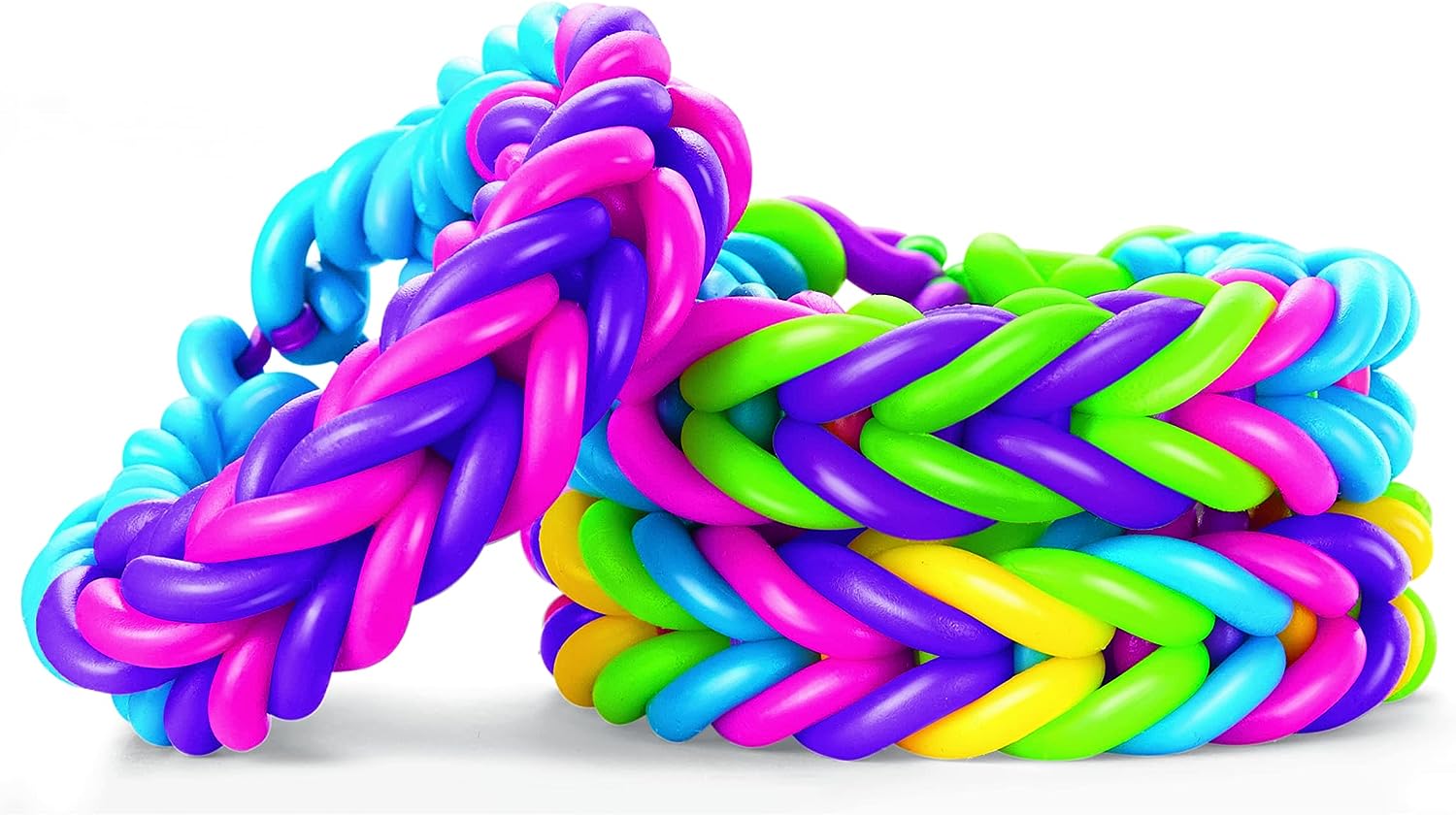 Shimmer and Sparkle Squish Magic Bubble Loom Making Kit - Rainbow Bright Sensory Craft for Kids 4