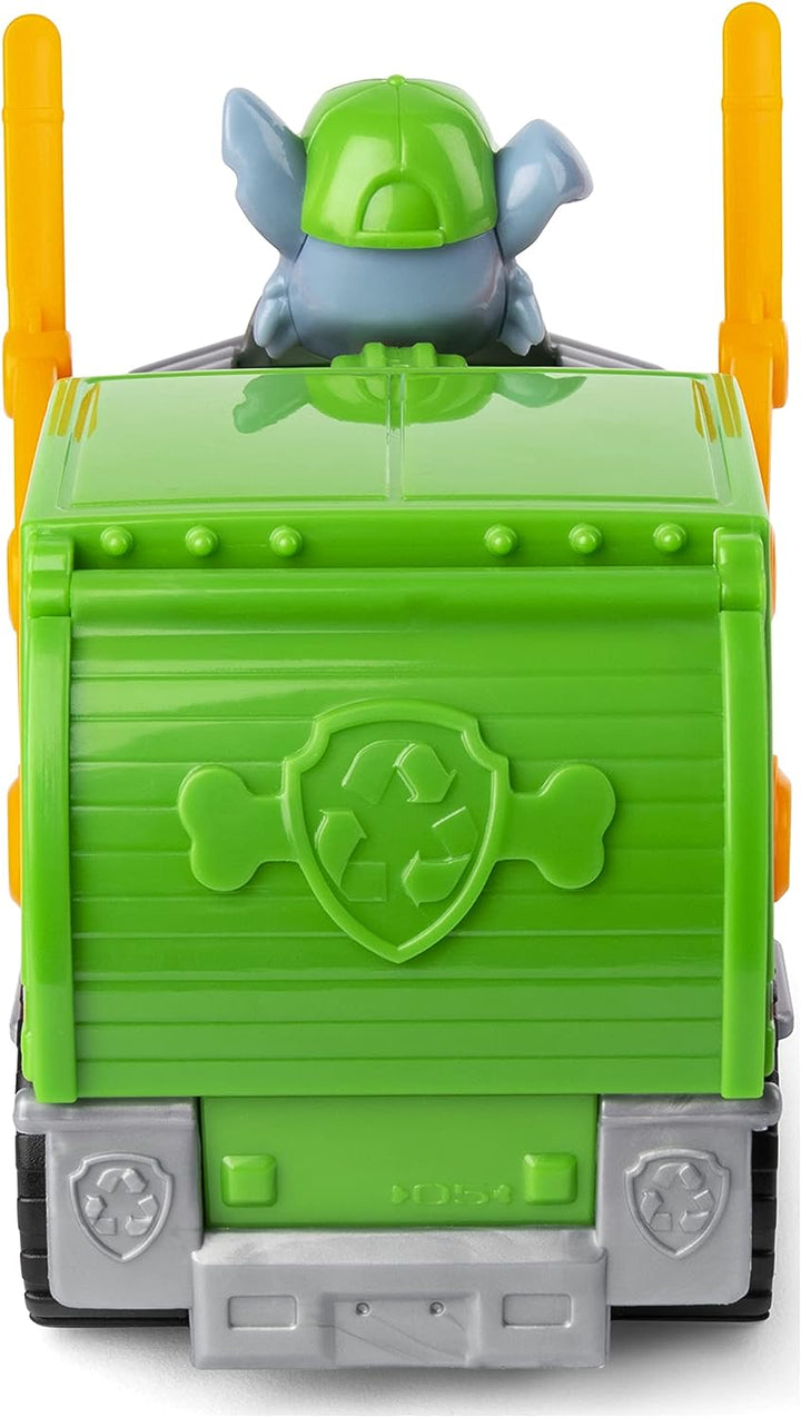 PAW Patrol, Rocky’s Recycling Truck Vehicle with Collectible Figure