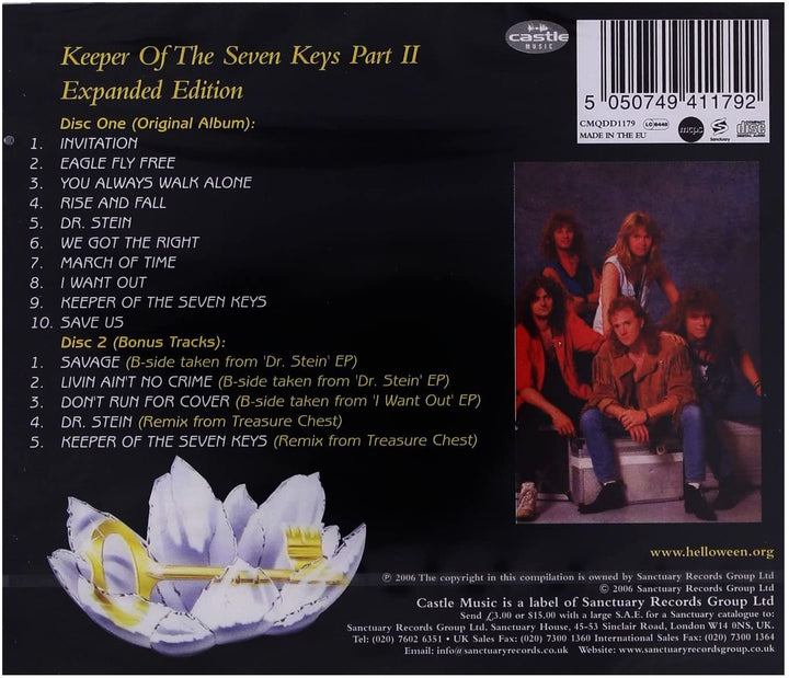 Keeper of the Seven Keys (Part II) - Helloween  [Audio CD]