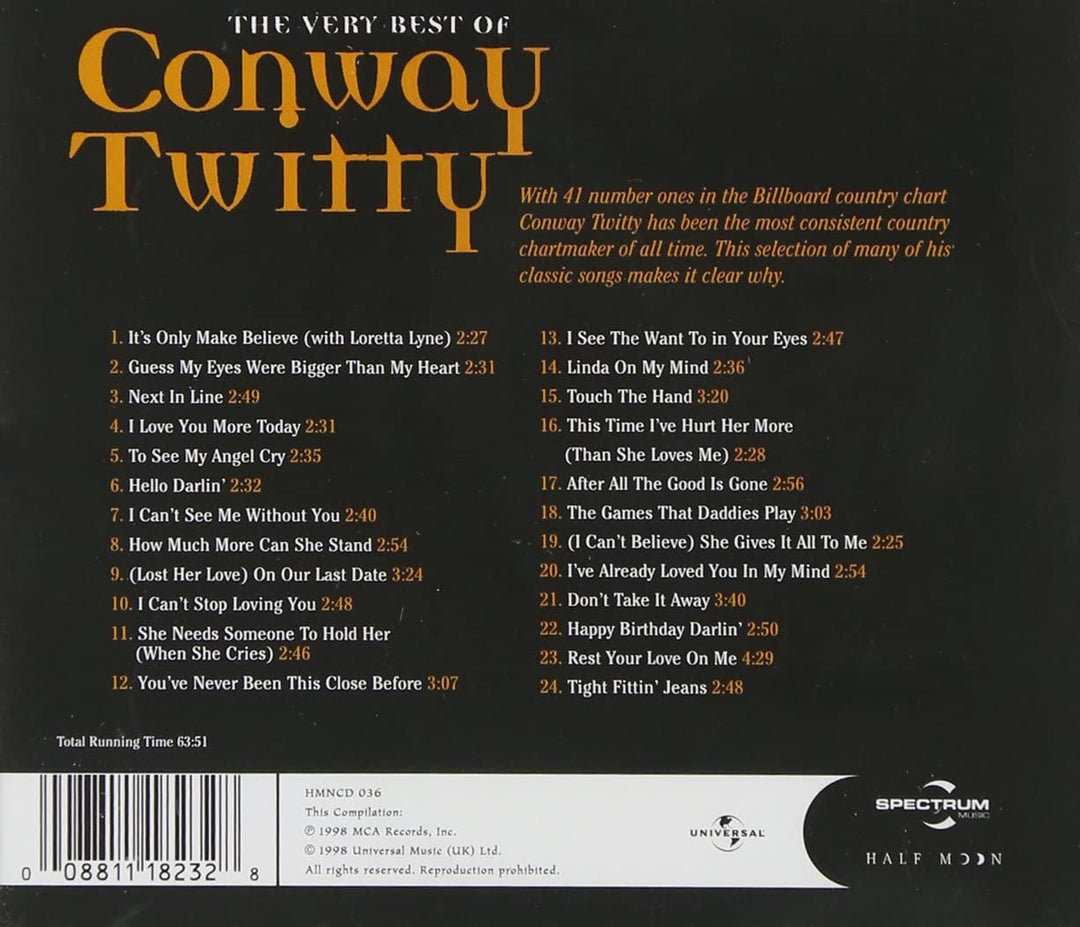 The Very Best of Conway Twitty - Conway Twitty [Audio CD]