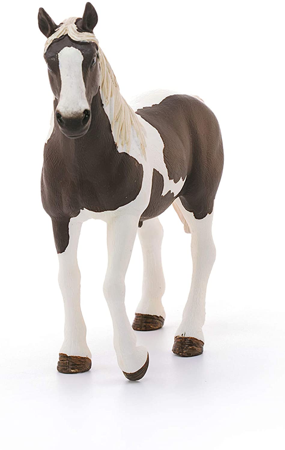 Schleich Farm World Pinto Mare Toy Figure - Individually Hand Painted, Ages 3-10