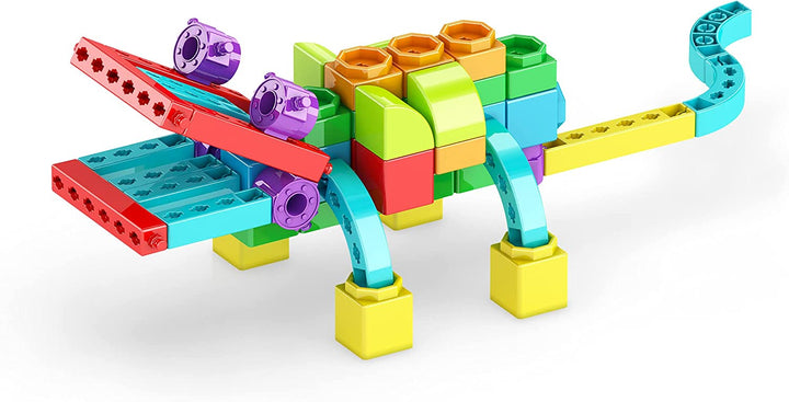 ENGINO - QBOIDZ "alligator" with 5 bonus models Building Blocks for kids