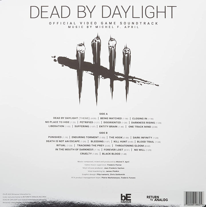 Dead By Daylight (Original Soundtrack) - Black Vinyl in Silver Foil Cover [VINYL]