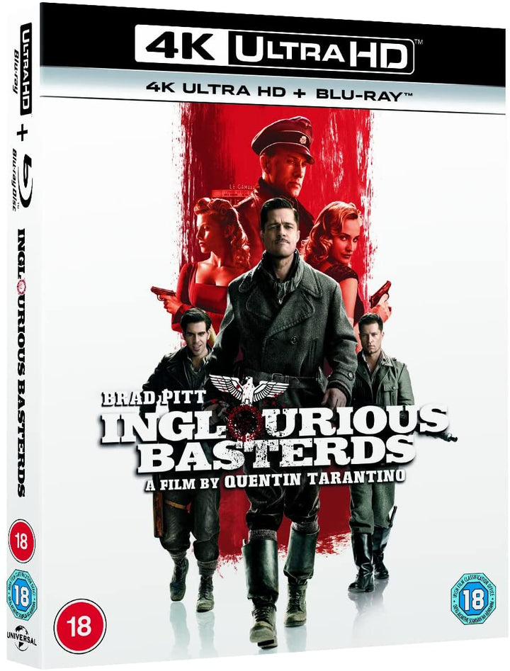 Inglourious Basterds [4K Ultra HD] [2009] [Region Free] - War/Action [Blu-ray]