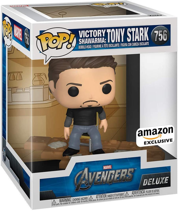 Marvel Avengers Tony Stark Exclu Funko 54901 Pop! Vinyl #756