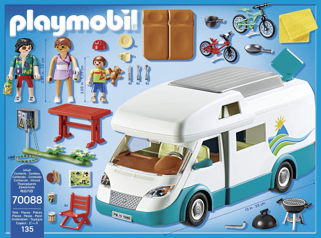 Playmobil 70088 Family Fun Camper Van con muebles