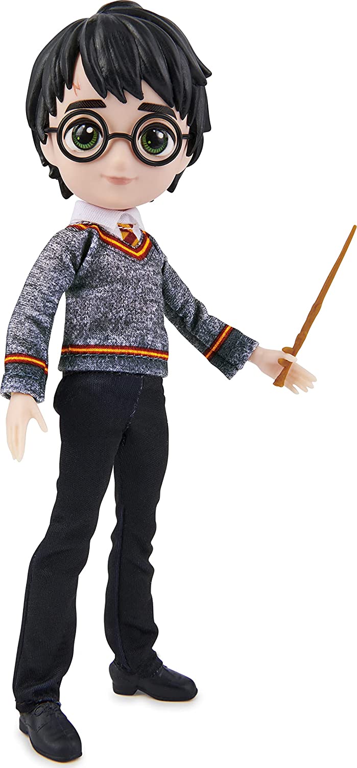 8-inch Harry Potter Doll - Poseable Action Figure with Wand & Glasses 7