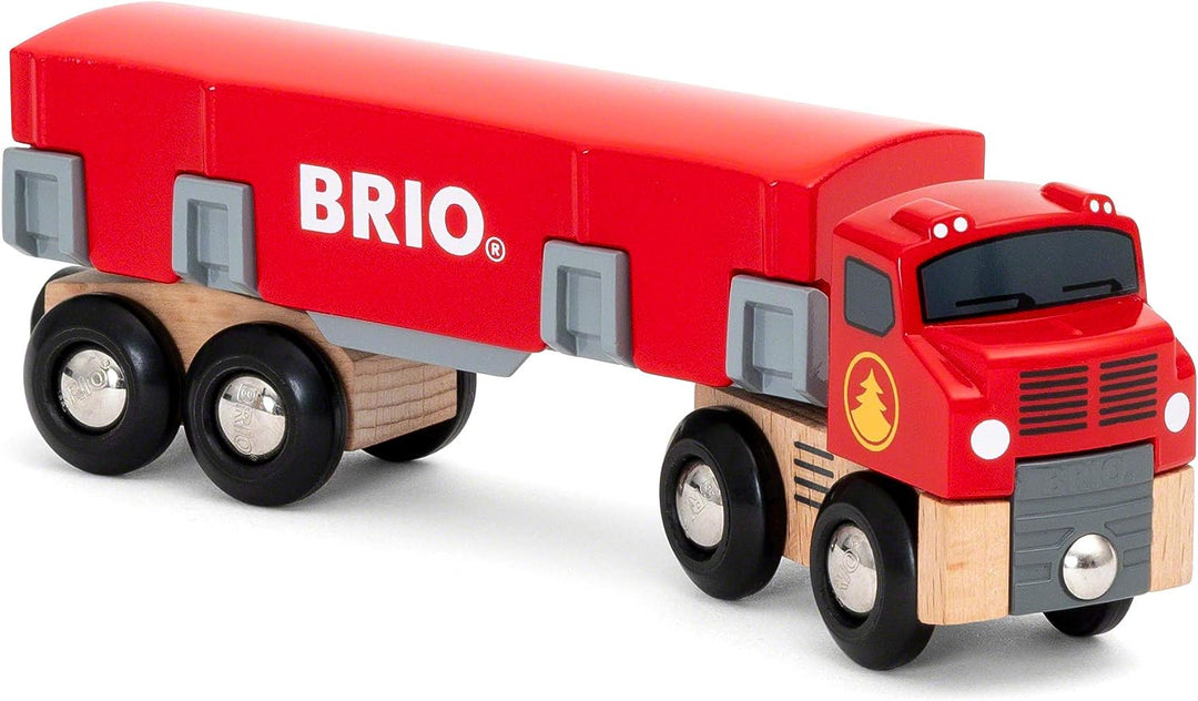 BRIO World Lumber Truck Toy Vehicle for Kids Age 3 Years Up