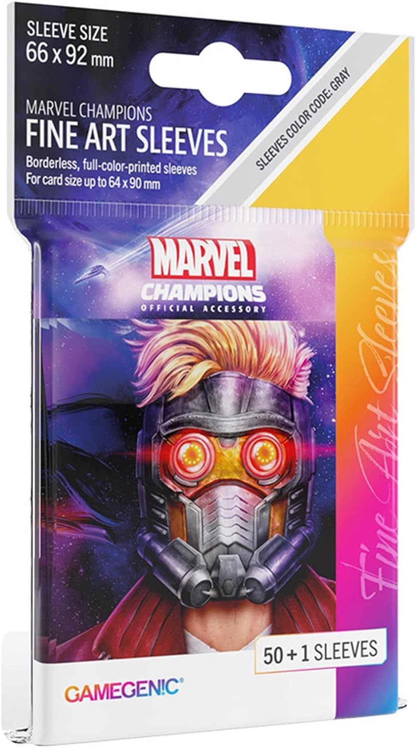 Gamegenic Marvel Champions The Card Game Official Star-Lord Fine Art Sleeves