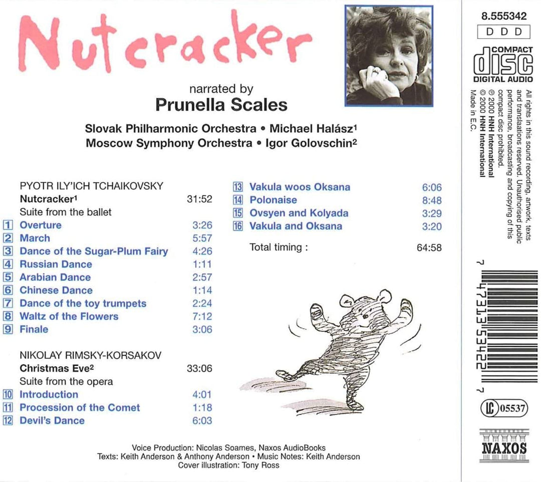 Prunella Scales - Nutcracker & Christmas Eve [Audio CD]