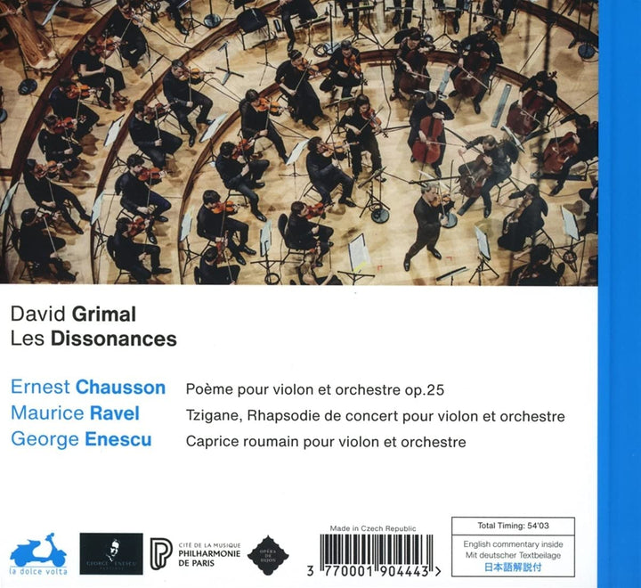 David Grimal: Chausson/Ravel/Enescu [Audio CD]