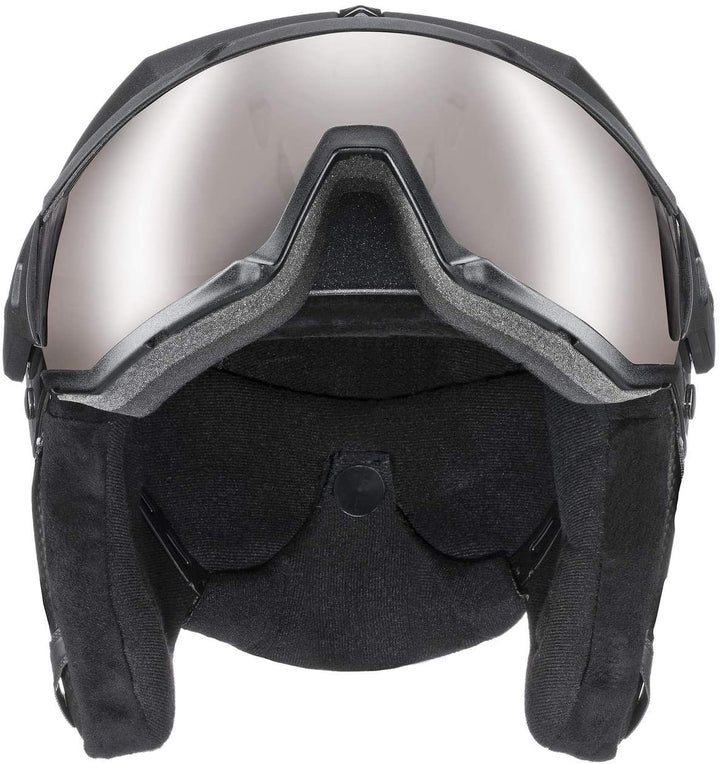 Uvex Unisex's Instinct Visor pro v ski Helmet, Black, 53-55 cm