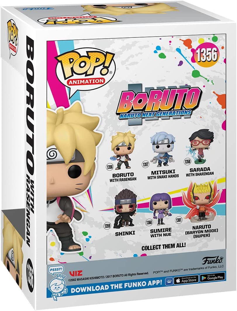 Animation: Boruto- Boruto w/Rasengan Funko 61385 Pop! Vinyl #1356