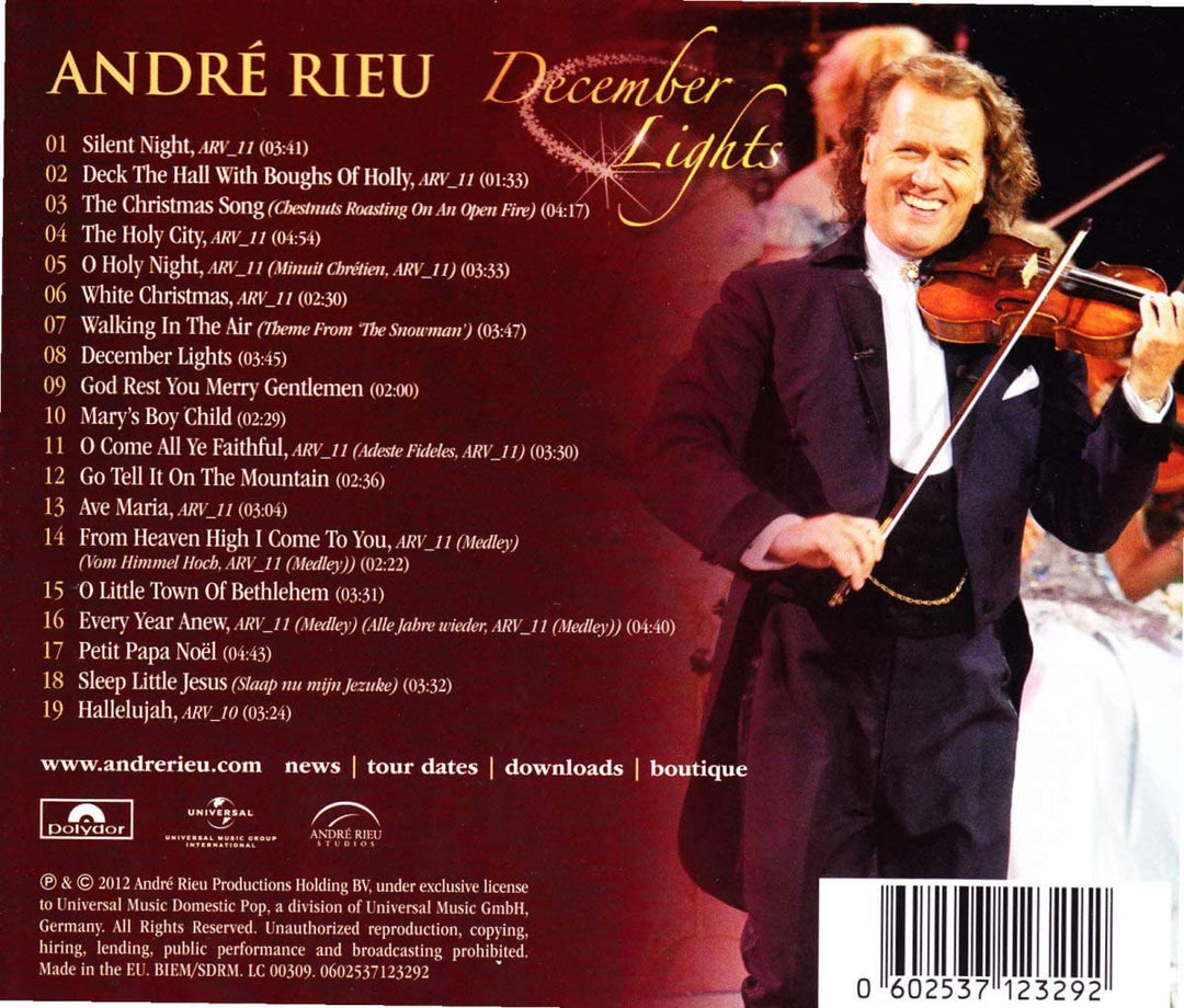 December Lights - Rieu, Andre [Audio CD]