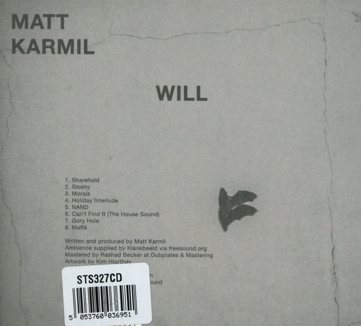 Matt Karmil - WILL [Audio CD]