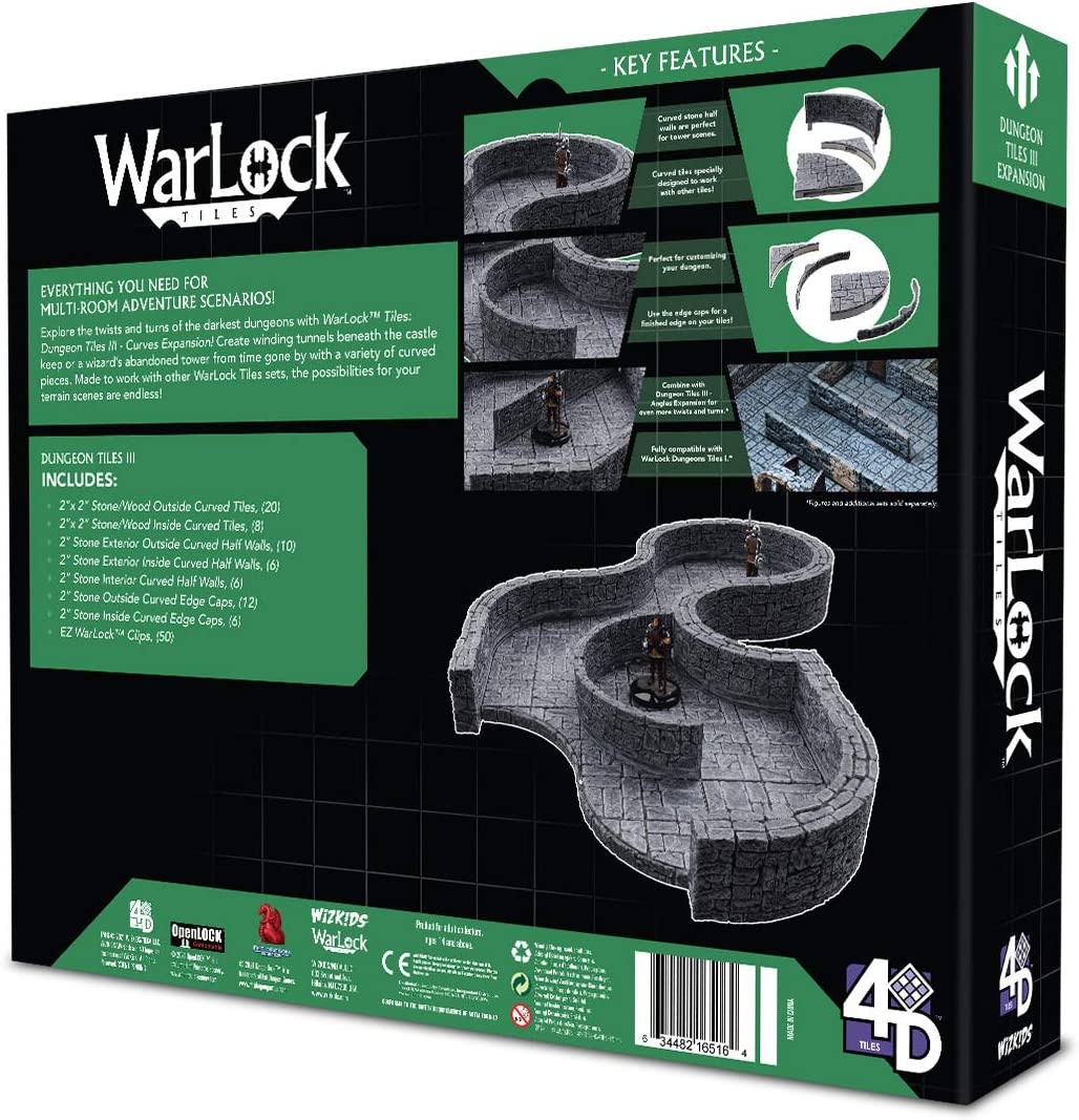 WarLock Tiles: Dungeon Tile III - Curves