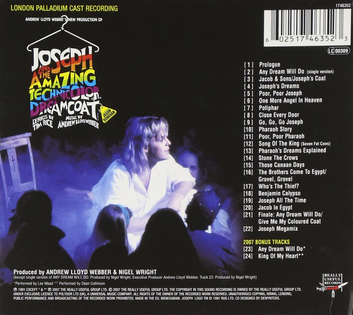 Joseph and the Amazing Technicolour Dreamcoat - [Audio CD]